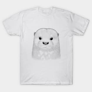 Spotted Necked Otter Face T-Shirt